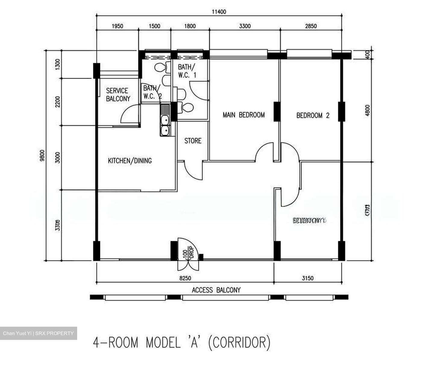 Blk 450C Tampines Street 42 (Tampines), HDB 4 Rooms #558613361